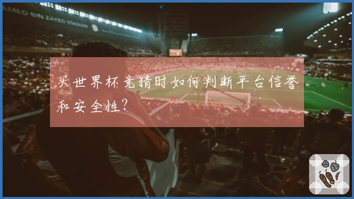 买世界杯竞猜时如何判断平台信誉和安全性？