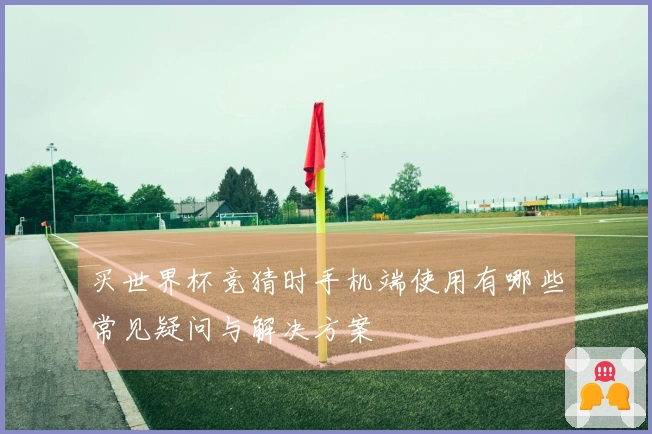 买世界杯竞猜时手机端使用有哪些常见疑问与解决方案